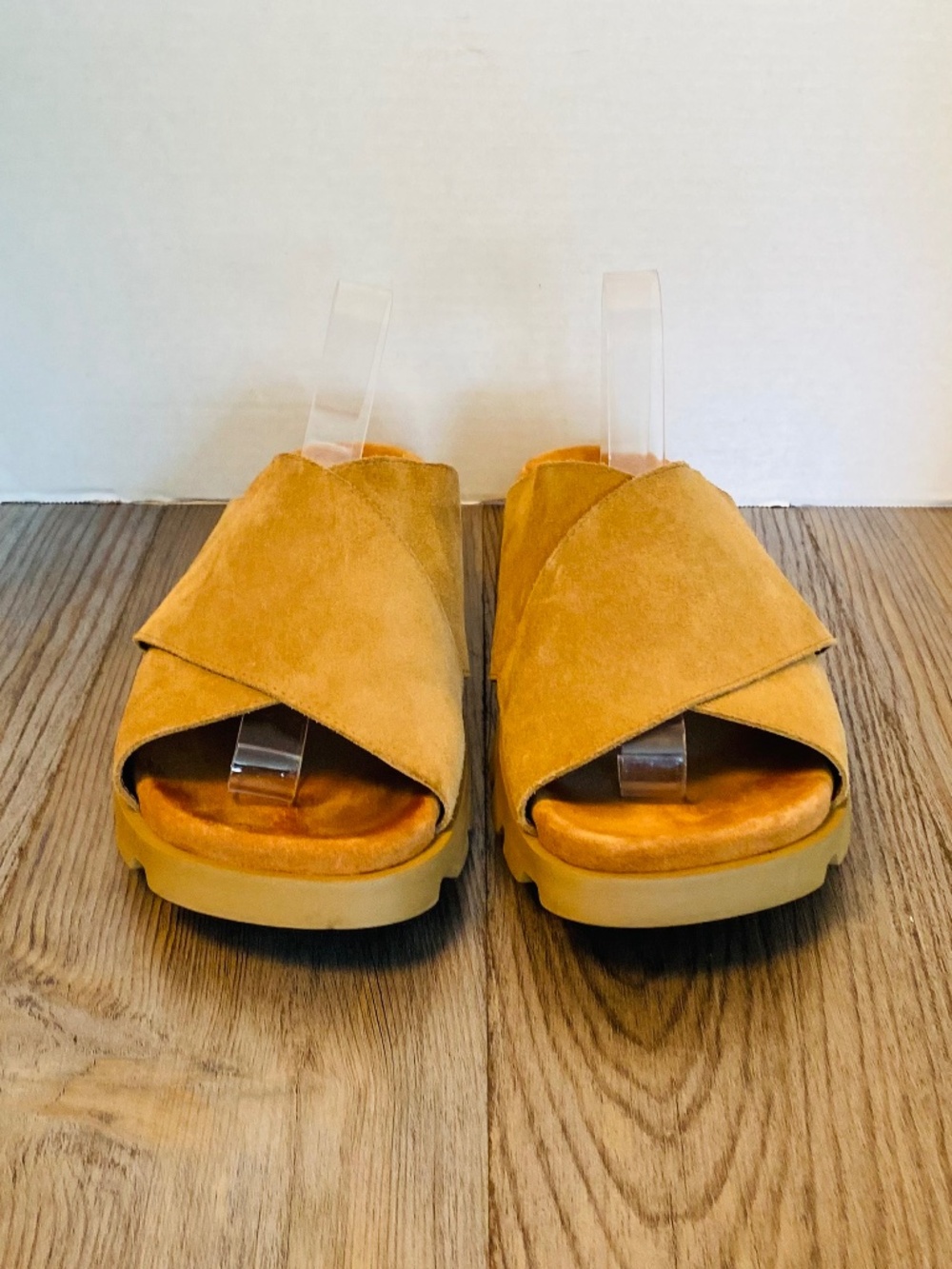 Camper Brutus Cross Strap Mens Nubuck Slides Sandals, 12 46.